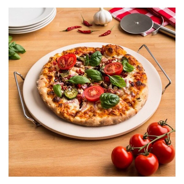 20,6 cm - Pizzasten för grill och ugn