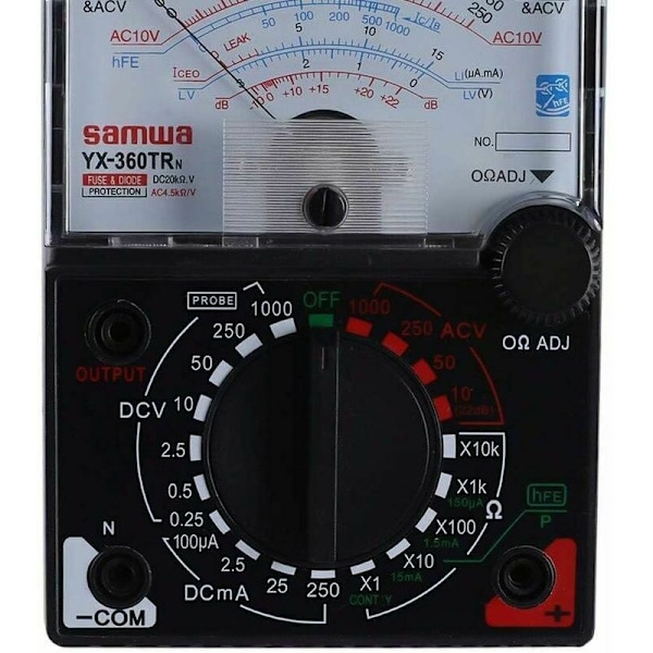 Analog multimeter Multimeter Multimeter AC DC voltmeter amperemeter ohmmeter analog multimeter spenning
