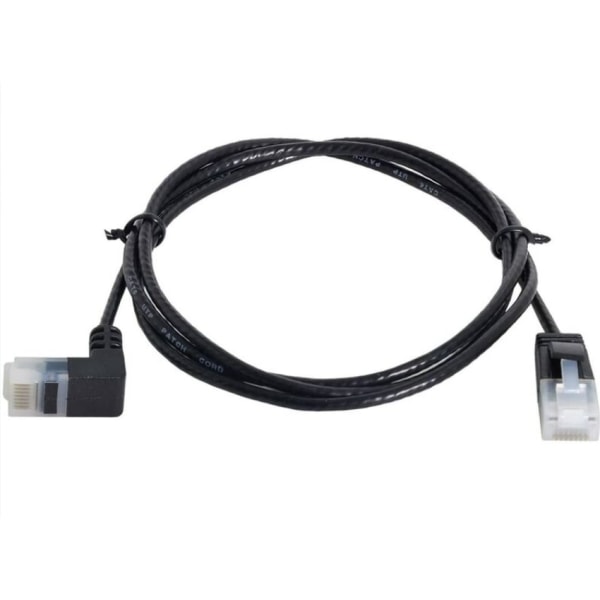 6,56 fods Cat-6 Down Ethernet-kabel til bærbar router, TV-boks, UTP-netværk, Cat6 RJ45 Ethernet, et Cat6-patchkabel