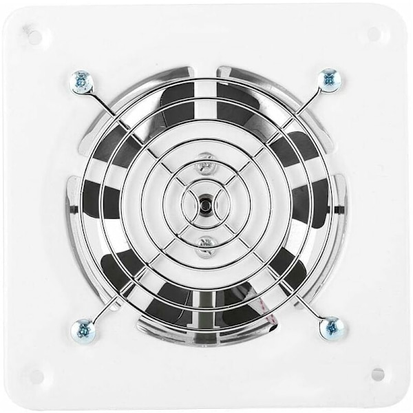 Fläkt, 25W 220V Väggfläkt med låg ljudnivå för hus, badrum, toalett, kök, garage etc.