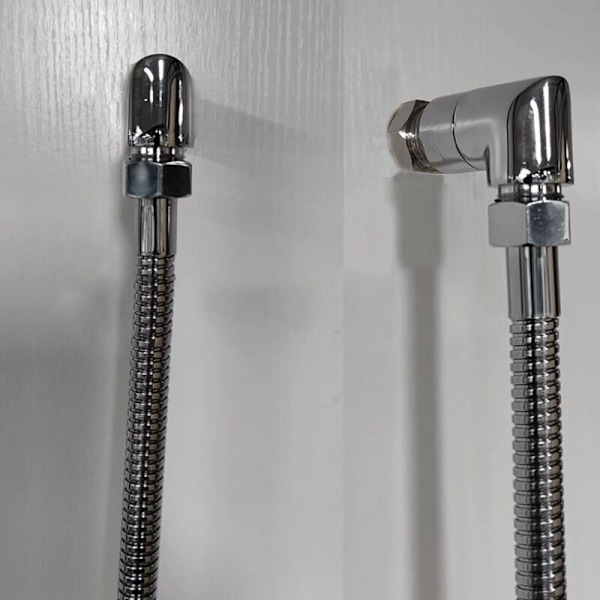 Shower chef 90 ° adapter, 1 kobber romkobling dusj, G1/2 dusjhode og hånddusj adapter, for å koble til dusjbatterier