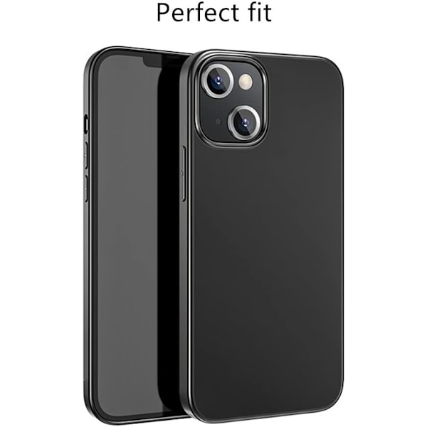 Kompatibel med iPhone 13 Cover, (Sort)