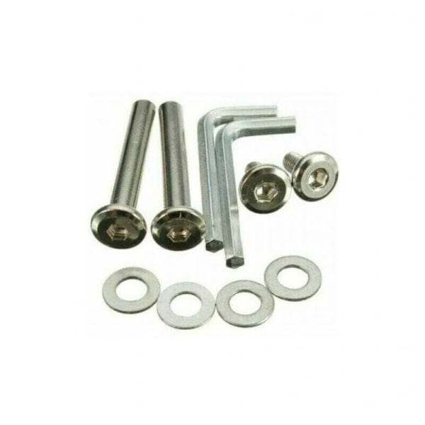 2 stk. Bagagehjul - Udskiftningshjul med leje - 6024mm - Sort