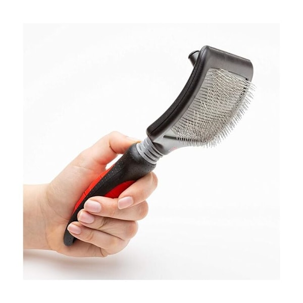 Erittäin suuri ProgRoom-korttiharja, kokonaispituus 19 cm, kamman pituus 12 cm, leveys 9 cm