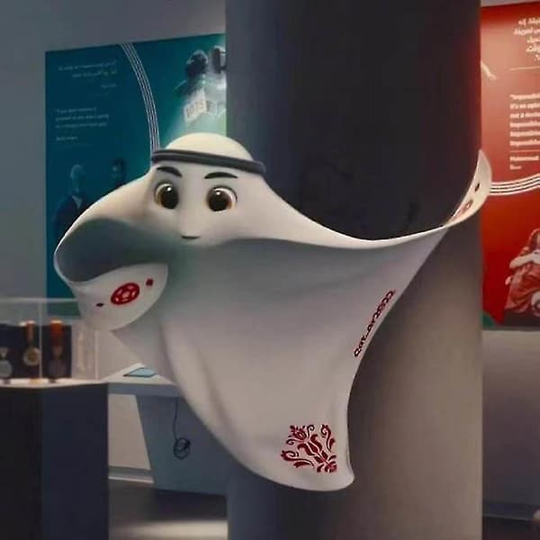 VM-maskot kappe kappe voksen børn en størrelse kappe（voksen）