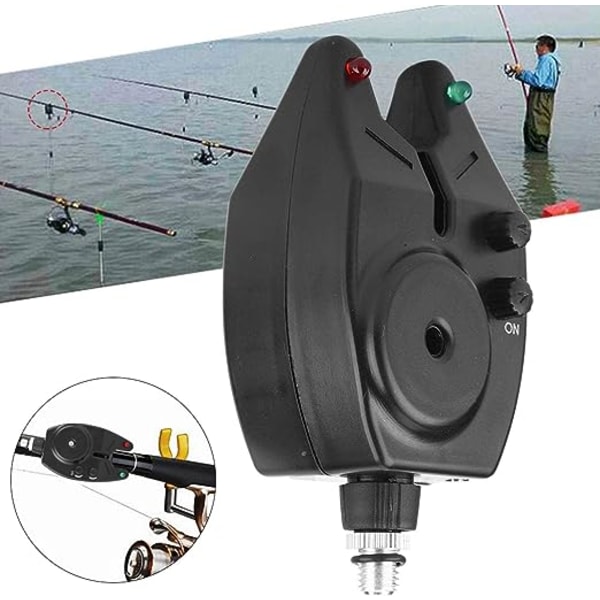 Fiskebitt alarm, intelligent påminnelse bitt alarm LED fiske e