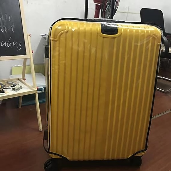 30 tommers gjennomsiktig PVC-koffertdeksel, reisekoffertbeskyttende