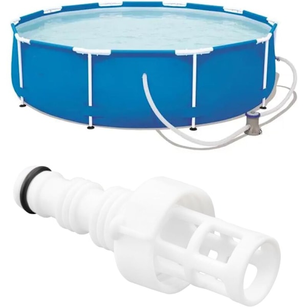 Poolslang Dräneringsplugg Anslutning PVC Vattenavtappningsventil Adapter Kompatibel med INTEX Adapteranslutning till Dräneringsenhet