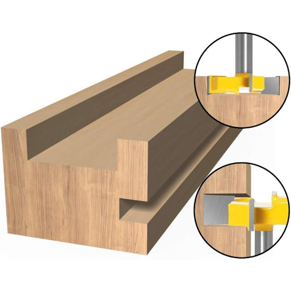 6 mm skaftfräs, CNC-fräs, träbearbetningsfräs, planfräs, träbearbetningsverktyg, CNC-fräsar för träskivor