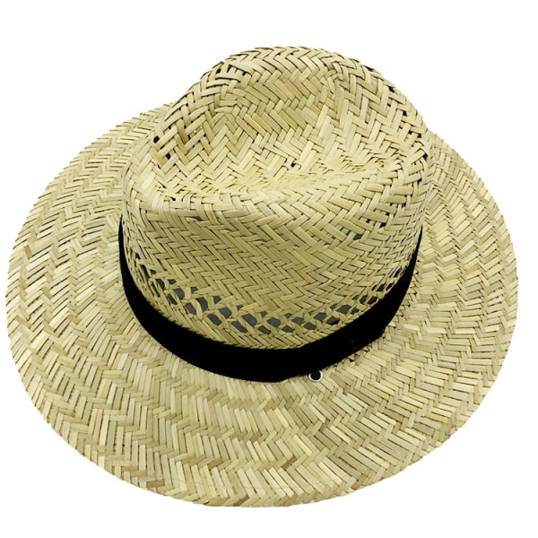 Sort Jungle Halmhat Natur Sommerhat Halmhatte Havana Hat Unisex Hat