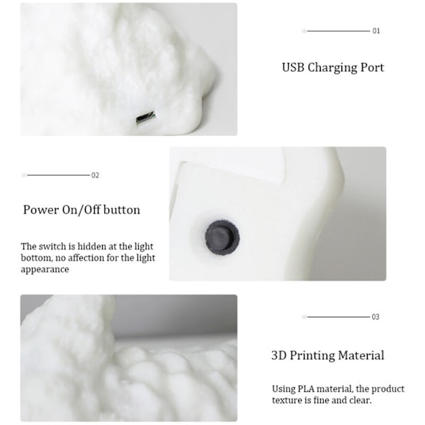 Dragon Fire Drage Lampe 3D Varmt Hjemmevann USB Oppladbar Ho Dekorasjon for barnegave til barn