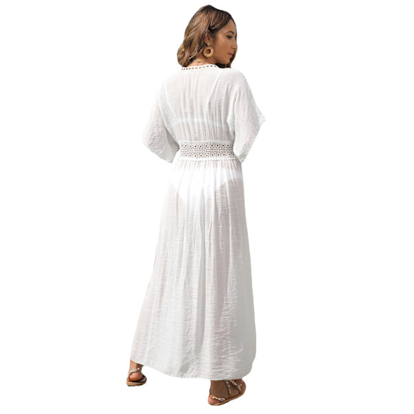 Strandkimono, strandklänning, maxikjol för kvinnor