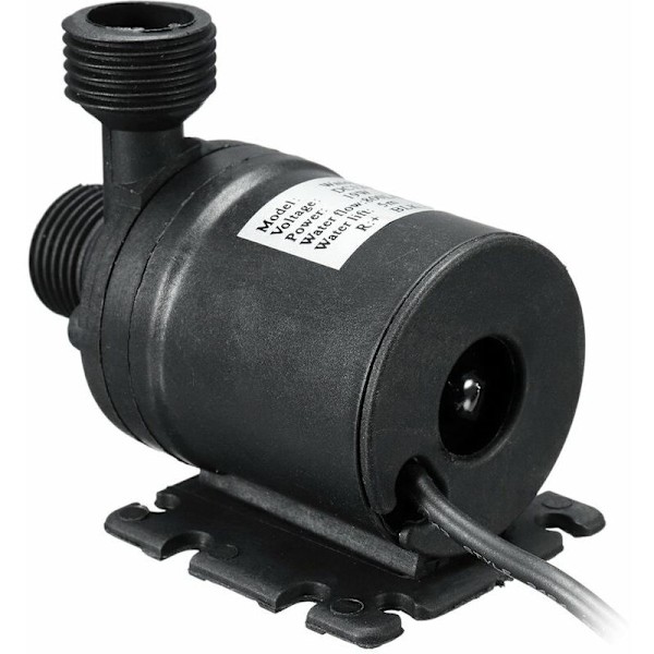 Ultra Tyst Mini DC 12V Borstlös Motor Dränkbar Vattenpump Lyft 5M 800L/H
