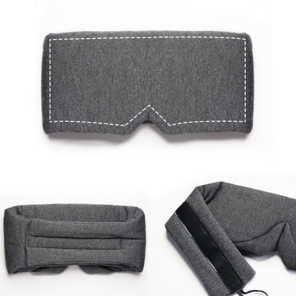 Sleep Mask Blackout - Bekväm andningsbar ögonmask för sömnjusterbar ögonmask Ögonbindelplan med resväska