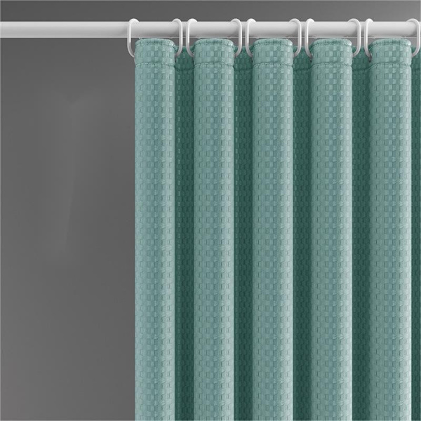Fortykket jacquard bruseforhæng uden stansning badeværelse skillevæg gardin badeværelse vandtæt bruseforhæng dørgardin
