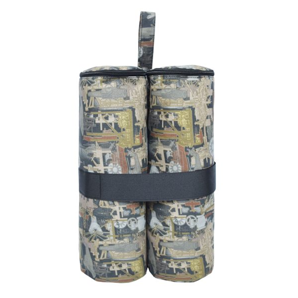 Flyvemaskine Camouflage 4 Pak Gazebo Sandvægte, Tung Vægt, Industriel Kvalitet, Heavy Duty, Benvægte, Benvægte, Solsejl Telte