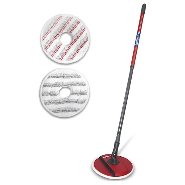 Ersättningsmopphuvud för Vileda Spin and Clean, tvättbart och återanvändbart, mikrofibermopphuvud kompatibelt med Vileda Spin Mop Head för golvrengöring (1