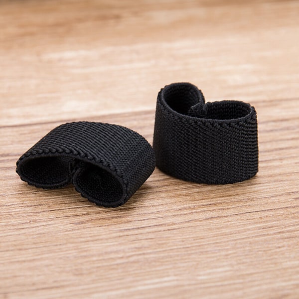 8-pack Elastiska Bältesspännen, Bälthållare, Bälteskarbinhakar för Utomhussporter (Svart)