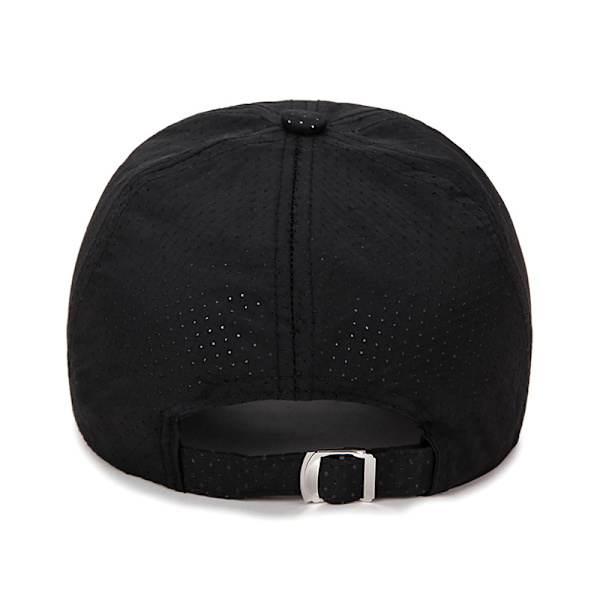 Baseball- og softballkasket, sort, bomuld, unisex