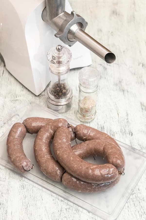 #22 Rustfrit Stål 2 Tommer Pølsehorn til Kødhakkemaskine
