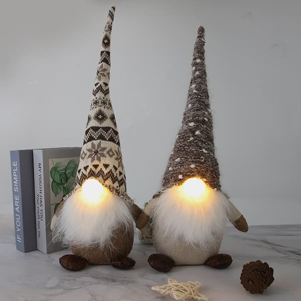 2-pack jultomteplyschdocka, juldekoration