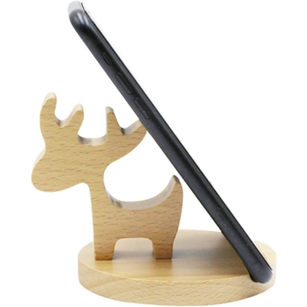 Cute Deer Mobiltelefonholderstativ, Smartphone Skrivebordsholder for iPhone Xs/Max/XR/X/8/7 Plus/Google Pixel/Samsung Galaxy Note