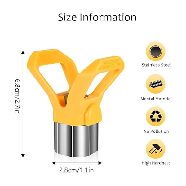 Airless munstycken, airless munstycken för högtrycksfärgsprutor (modell 215 311 317 517)