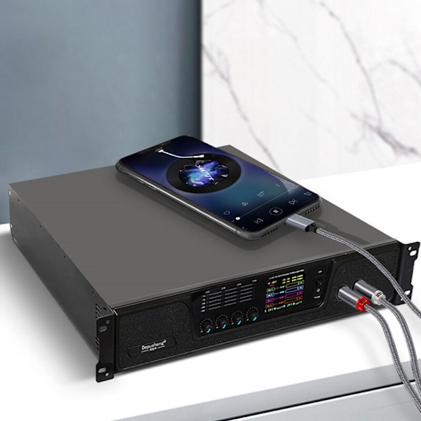 Lightning till RCA aux-ljudadapter, Stereo Y-separatoradapter för vissa iPhone, iPad för effektförstärkare, bil, hemmabio, högtalare