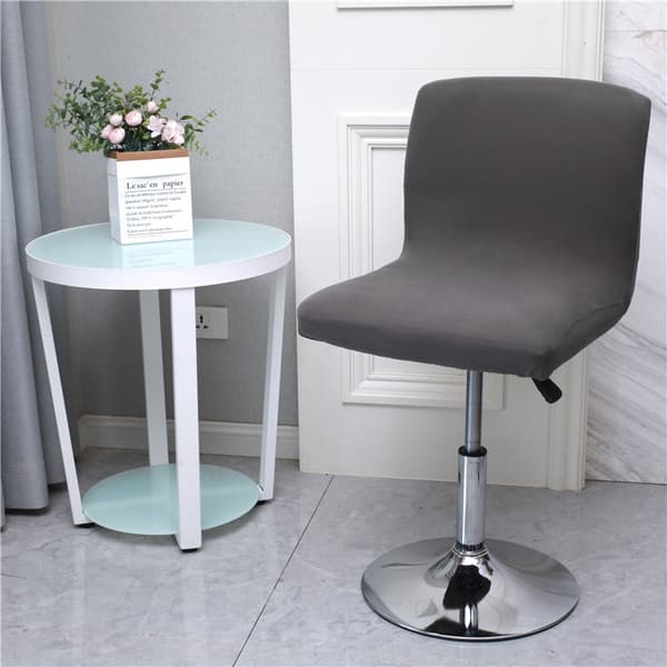 Harmaa baarituolin päällinen 4 kpl