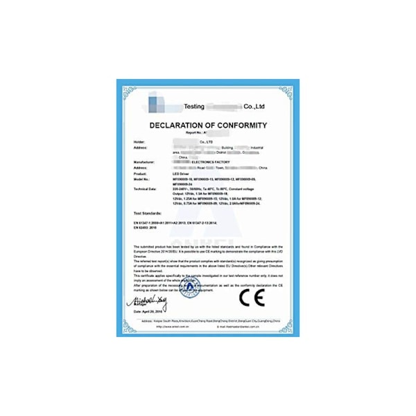 Input: 220-240V Output: DC 12V 1.25A DC 15W, LED Pære Transformer Driver Konverter Driver Konstant Spændingsforsyning