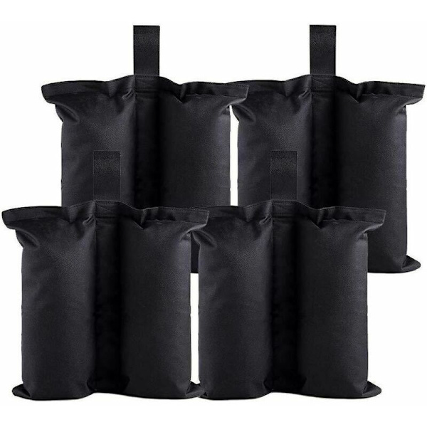 Gazebo Sandbag, Dubbelsydd Tung Sandbag, Viktväska med 4 Ballastväskor för Pop Up Tältben, Tälttak, Utomhus Sandbag