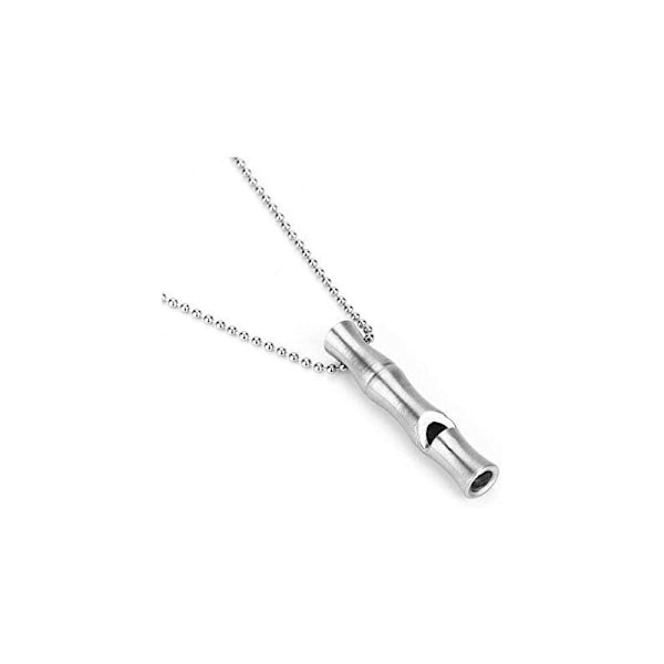 Utomhus överlevnads visselpipa den starkaste nödsignalen Säkerhetsvisselpipa i portabel aluminiumlegering för träning av vandring och camping