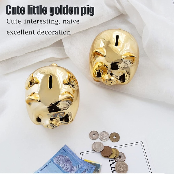 Ceramic Piggy Bank, Mini Small Cute Box