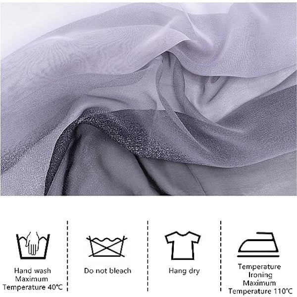 Mjukt färgskiftande damhalsduk 175 * 75cm | (Svart) - Damhalsduk Lätt, Halsduk Mjuk Lätt Sjal Mode Elegant Damhalsduk Present