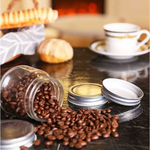 9 stk Mason Jar Lids, Split Type Lids, Canning Lids, Jar Lids, Leak Proof Mason Jar Lids, for Most Mason Jar(70mm)