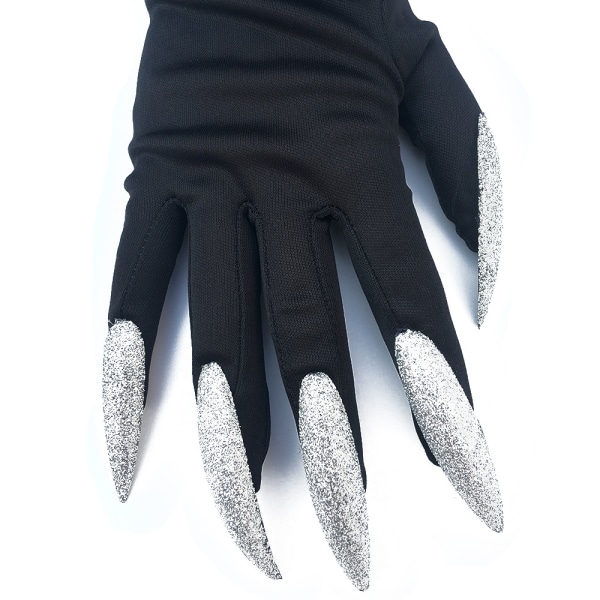 Halloween långa spök klogrifflar handskar klä upp handskar långa naglar cosplay semester roliga handskar