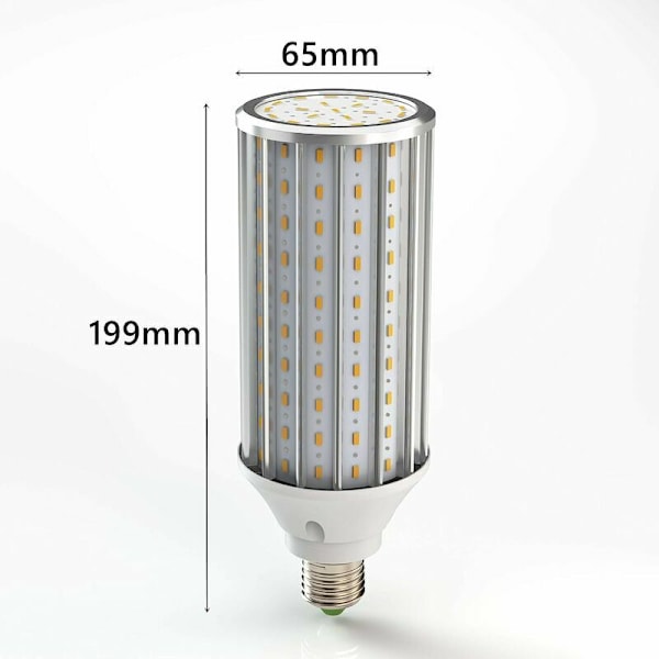 E27 LED Mas 60W polttimo, vastaa 550W polttimoa, 6500K kylmän valkoinen E27 LED-polttimo, ei himmennettävä, 5850lm 160x5630smd, Edison LED-polttimo Mas (60W kylmä valkoinen)