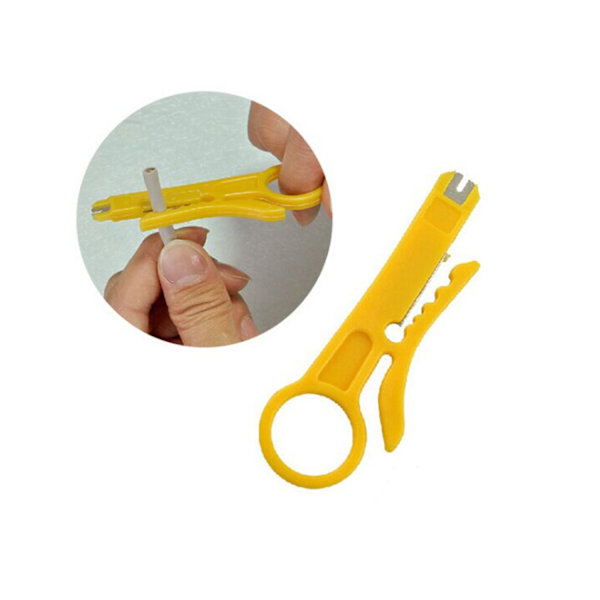 Verktyg för nätverksuttag, kabeldragning, patchpanel, - Kabel Punch Down Tool, 10 st