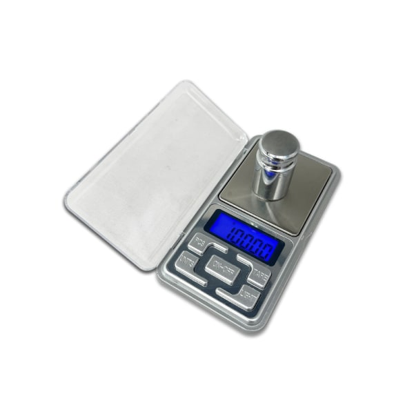 Elektronisk våg, fickvåg, 500g/0.01g Mini digital fickvåg för smycken/te/jäst/kaffe köksgram (500g/0.01g)