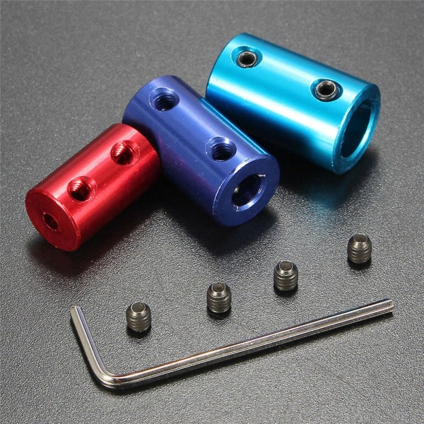 2/3/4/5/6/7/8mm Färg Rigid Axelkoppling för Rc Båt Bil (5mm-5mm)
