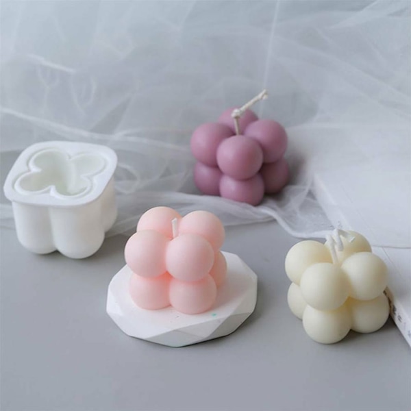Mini Rubiks kub Scented Candle Silikonform