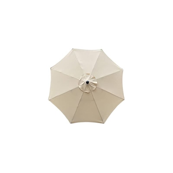 Erstatningsovertræk til Parasol, 8 Ribber, 3 m, Vandtæt, Anti-UV, Erstatningsstof, Beige