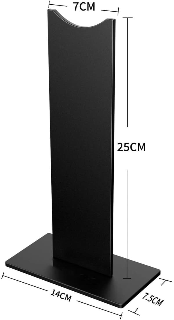 Svart universell aluminiumhjälmfäste