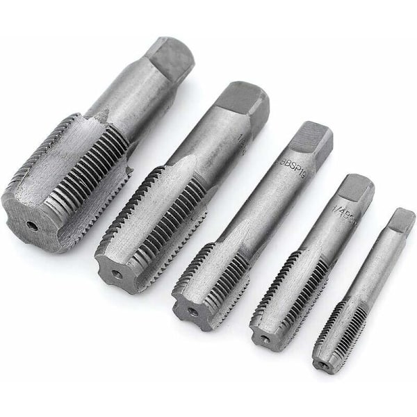 5 stk. BSP slangegjenge 55 grader G1/8 G1/4 G3/8 G1/2 G3/4-