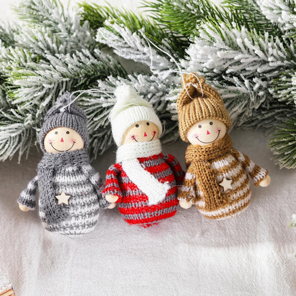 Julepynt, vedhæng, små dekorationer, hængende figurer, julefester