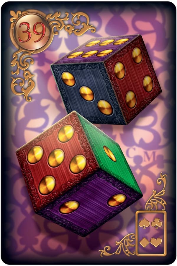 Glid lenormand Lenormand orakelkort brætspil kort