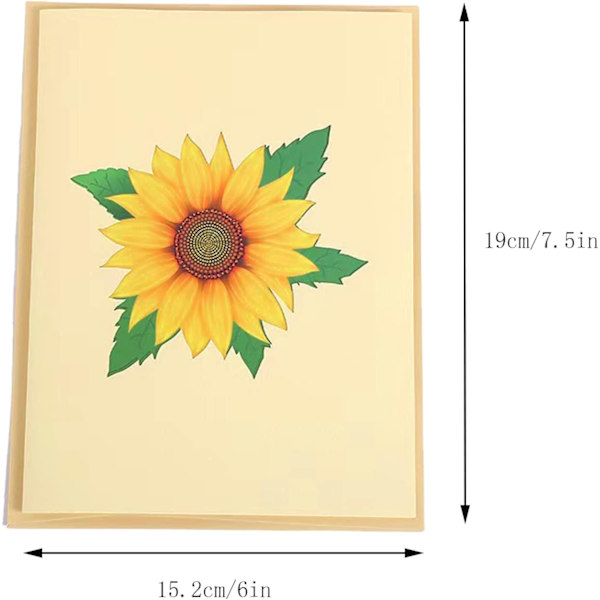 3D Pop Up Gratulationskort, Pop Up Kort 3D Gratulationskort Fjäril Födelsedagskort Lämplig för Examen Dag Bröllopsdag Alla Tillfällen 15×20 cm
