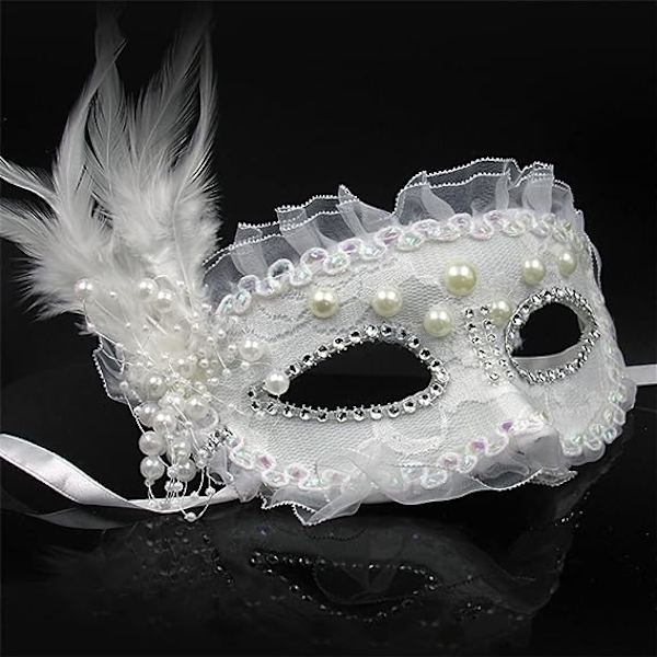 Maskeradmasker Halloween Kostymmasker Karnevalsmasker Par Maskeraddräkter