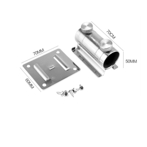 Parasolholder til BalustradeBalkon Rustfrit Stål Paraply Klemme Fiskekasse Paraplyholder Rustfrit Stål Paraplyholder til Triumph Balkon