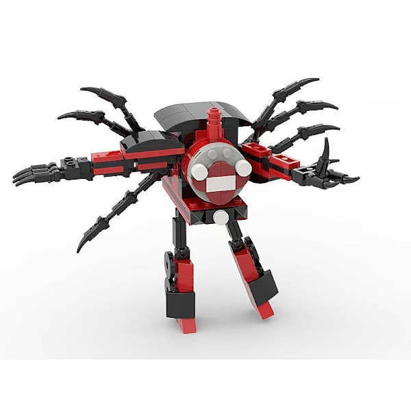 Charles Den Lille Tog Byggeklosser Spider Train Charles Gutter Serie Leke Puslespill Montering Modell Gave